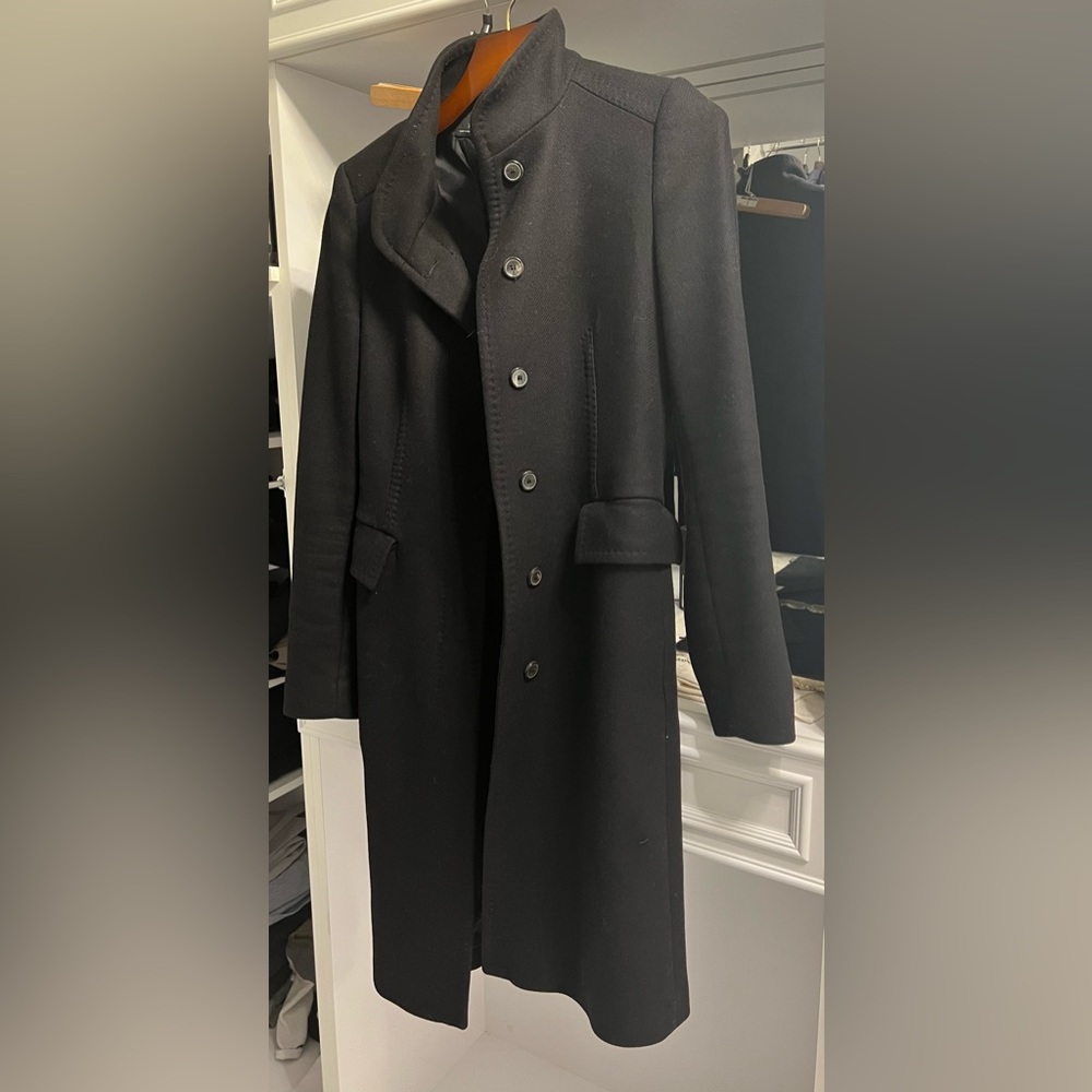 Black Zara long coat